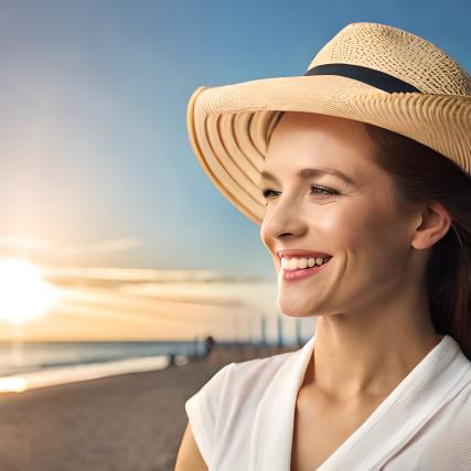 Proteção solar é essencial para os cuidados com a pele no verão.